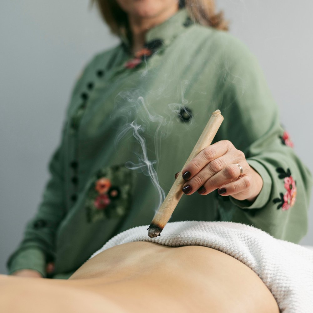 Terapia bioenergética en Guadalajara de moxibustión